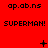 Red background with repeated black text and symbols changing across frames.