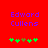 Red background with purple text 'Edward Cullens' and green plus signs with one brown plus sign below the text.