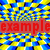 A static image with a blue and yellow diamond-patterned background, red text reading "example by diamonds" overlaid on the left side.
