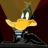 Animated contact sheet showing two frames of a Looney Tunes character with yellow beak, green head feathers, and striped shirt against dark background.