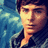 Pixelated image of a person with brown hair and a collared shirt, split into four quadrants with text overlays on light green and gray backgrounds.