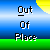 Pixel art animation of green-haired character and black-clad figures on layered blue-yellow background with text bubbles.