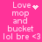 Pixelated text on bright pink background with animated heart and sparkle effects replacing static text elements.
