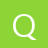 Green background with a white pixelated letter Q in the center.