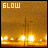 six shows a glowing street scene with the word 'GLOW' in yellow text at the top left of each , displaying subtle variations in light intensity and brightness across the