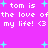 Pixelated text on a bright pink background with light blue star shapes scattered throughout.