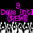 Pixelated text displays 'Days Until Days Until' with '9' above each phrase, and 'CREM' below in purple on black background.