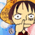 Pixelated anime character with straw hat and red shirt holds finger to lips, next to text 'Yosh! I got it!' on white background.
