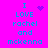 Bright pink background with cyan text reading 'I LOVE rachel and mckenna' and animated pixel symbols changing between heart and star patterns.