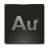 Pixelated grayscale icon showing 'Au' text on dark background with light border.