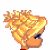 Pixelated cartoon character with blonde hair and blue eyes, red text reading 'Im so lonely', heart symbols, and a partial figure in white pants.