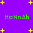 Purple background with yellow star shapes and green text reading "Hannah" in multiple positions.