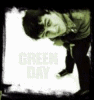 A green-tinted image of a person leaning over with 'GREEN DAY' text, displayed in a of showing text color variations