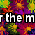 Pixelated image with colorful floral background, star shapes, and partially visible text reading 'the m' and 'the ti' in bold black-and-white lettering.