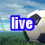 A soccer ball on a grassy field under a blue sky with clouds, overlaid with text in white letters inside blue rectangular outlines.