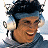 A 48x48 pixel animated buddy icon featuring a cartoon character with headphones on the left and "STARSKY & HUTCH" text above a car graphic on a red background on the right, displayed as a contact sheet of two frames.