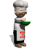 Animated chef character in white uniform with red text, holding green bowl and red peppers across three of frames