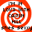 Four identical with orange and white spiral backgrounds display text reading "I'M IN LOVE WITH CAITLIN HILL" and "shes sexxy" in black pixelated font
