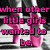 A split-screen image with pink ballet shoes and text about wanting to be a vampire, featuring two distinct sections.
