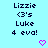 Pixelated text and heart symbols on a cyan background with partial gray overlay.