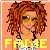Pixelated image of a person with curly brown hair and sunglasses, wearing a white and black checkered top, with the word 'FAME' in large letters below.
