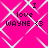 A bright pink background with white diamond-shaped patterns displays four identical text blocks reading "I love WAYNE <3" in black pixelated font.