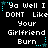 Pixelated text repeats across a black background with cyan star and dot accents, forming a rhythmic visual pattern.