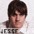 Animated contact sheet showing five sequential frames of a person in various poses with repeated text "JESSE" across the image.