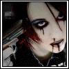 A four- shows a person with pale skin, dark eye makeup, and red hair streaks; text changes from "I'M SUCH" to "I'M SUCH A" then "I'M SUCH A Mistake"