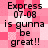 Pixelated text on a pink and white checkered background with repeated phrases.