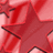 A split-frame contact sheet showing a red star animation on the left and green text logo on the right against dark background.