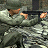 A pixelated figure in military attire with a dark hat and brown gloves, positioned against a green background displaying 'OriginalIcons.com' text.
