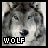 A static wolf head image with 'WOLF' text below, showing subtle pixel-level variations across six