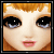 Pixelated cartoon face with orange hair and blue eyes showing mouth expression changes across three of four each