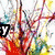 Four distinct pixelated images arranged in a , each with overlaid text on a black background