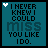 A 5x5 contact sheet of animated frames showing a teal background with pixelated text that reads "I NEVER KNEW I COULD MISS YOU LIKE I DO." The word "MISS" animates through various states from faded to fully white outline.