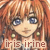 Pixelated anime-style portrait of a character with light brown hair and blue eyes, featuring a neutral expression and text reading 'iris irine' at the bottom.