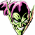 Pixelated green-skinned character with pink hair and pointed ears, smiling widely against white background; adjacent dark green displays "Original Icons .com" in bright green text