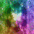 Animated sequence of a stylized butterfly with translucent wings against a pixelated background shifting from green to purple hues.