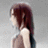 Pixelated image of a person with long brown hair in profile, next to pink text reading 'kairi is awesome' on a black background.