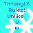 Pixelated blue text and white snowflake on cyan background with animated text changes.