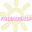 Yellow sun with radiating rays overlaid by pink text phrases on a white background.