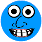 Six circular cartoon faces in a 3x2 grid with varying colors and subtle facial feature differences, displayed on a gray background.
