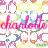 Pixelated static icon with abstract colorful shapes and indistinct text-like forms in pink, purple, green, yellow, and white tones on a light background.