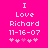 Pixelated text on bright pink background with animated heart symbols changing position.