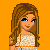 A 3x3 contact sheet of pixel art frames showing a cartoon woman with long brown hair in various poses and partial views against an orange background, with text at the bottom reading "BrUnEfTeS Do iT BeSt!".