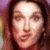 Pixelated image of a person with long brown hair on the left, red text reading "Celine Dion" in bold block letters on the right.