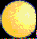 Animated sequence of yellow circular icons with blue star outlines, transitioning from solid yellow to star patterns.