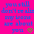 A static digital image with bright pink background and blue text repeating 'you still don't realize my icons are about you' alongside green heart symbols.