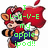 Pixelated Mario character with red cap and blue overalls holding a red Apple logo, green text overlays change across frames.
